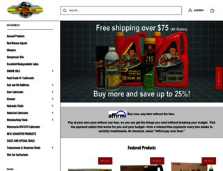 schaeffer-oil.com screenshot
