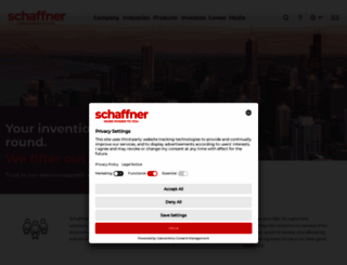 schaffner.com screenshot