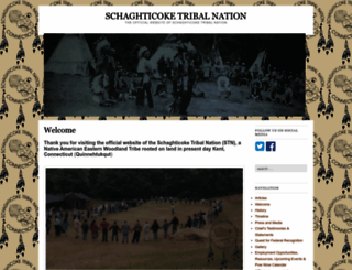 schaghticoke.com screenshot