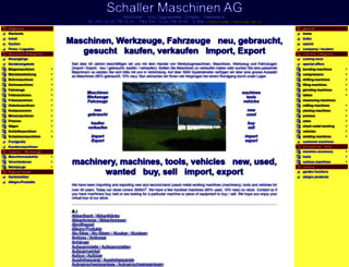 schaller-maschinen-ag.ch screenshot