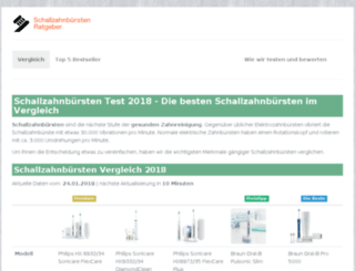 schallzahnbuersten-tests.de screenshot