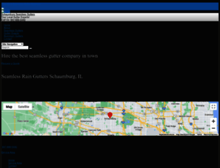schaumburgseamlessgutters.com screenshot