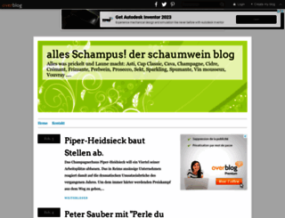 schaumwein.over-blog.com screenshot