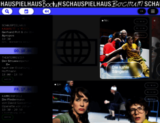 schauspielhausbochum.de screenshot