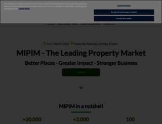 schedule-mipim.mipim.com screenshot
