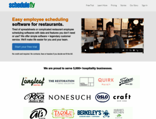 schedulefly.com screenshot