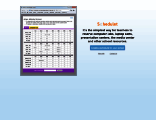 schedulet.com screenshot