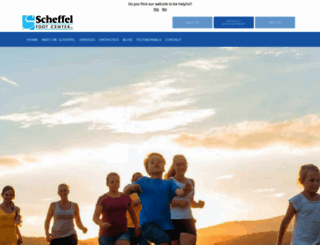 scheffelfootcenter.com screenshot