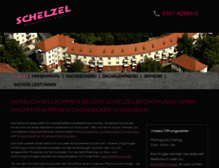 schelzel-dach.de screenshot