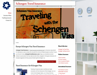 schengentravelinsurance.com screenshot