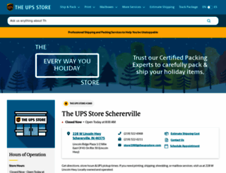 schererville-in-1060.theupsstorelocal.com screenshot