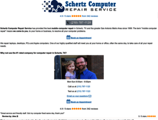 schertzcomputerrepairservice.com screenshot