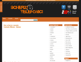 scherzi-telefonici.com screenshot