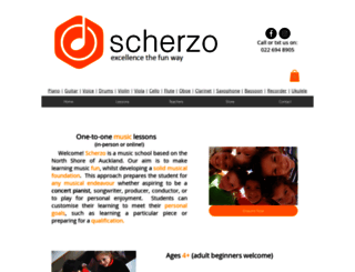 scherzo.co.nz screenshot