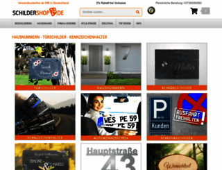 schildershop24.de screenshot