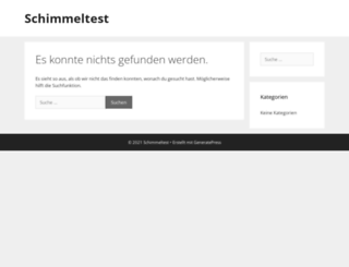 schimmeltest.org screenshot