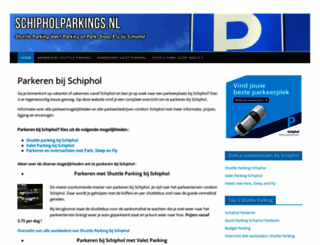schipholparkings.nl screenshot