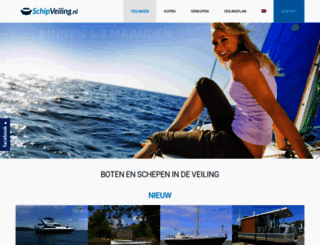 schipveiling.nl screenshot