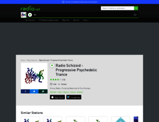 schizoidprogressive.radio.net screenshot