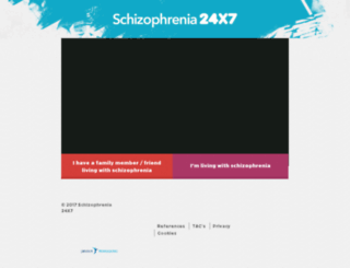 schizophrenia24x7.com screenshot