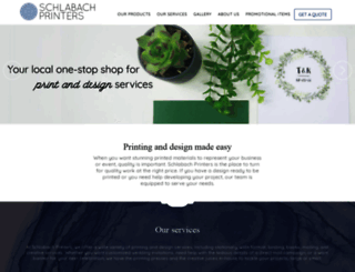 schlabachprinters.com screenshot