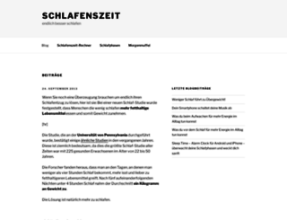 schlafenszeit.com screenshot