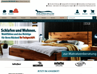schlafwelten.com screenshot