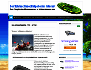 schlauchboot-kaufen.eu screenshot