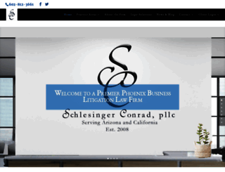 schlesingerconrad.com screenshot