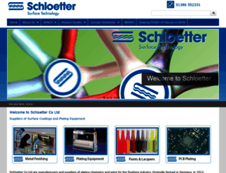 schloetter.co.uk screenshot