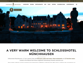 schlosshotel-muenchhausen.com screenshot