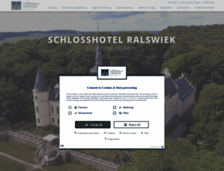 schlosshotel-ralswiek.de screenshot