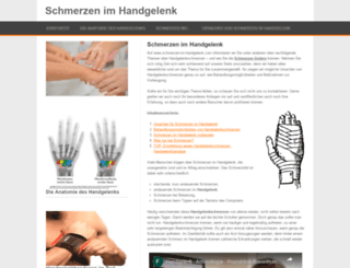 schmerzen-im-handgelenk.com screenshot