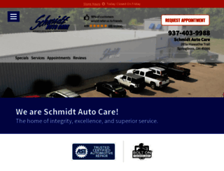 schmidtautocare.com screenshot