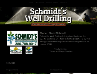 schmidtswelldrilling.com screenshot