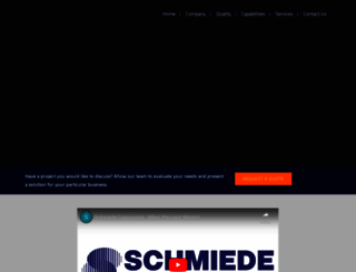 schmiedecorp.com screenshot