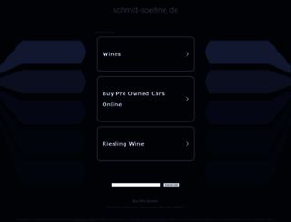 schmitt-soehne.de screenshot