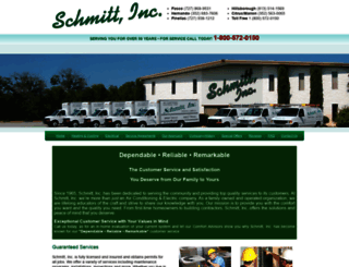 schmittinc.com screenshot