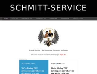 schmittservice.de screenshot