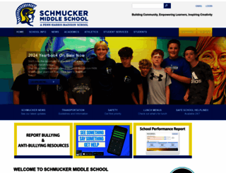 schmucker.phmschools.org screenshot