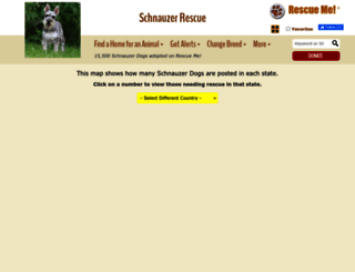 schnauzer.rescueme.org screenshot