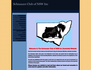 schnauzerclubnsw.org.au screenshot