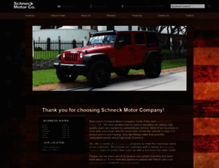 schneckmotorcompany.com screenshot