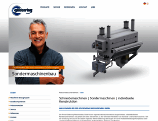 schneidemaschinen-sondermaschinen.de screenshot