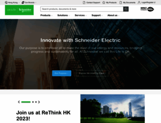 schneider-electric.com.hk screenshot