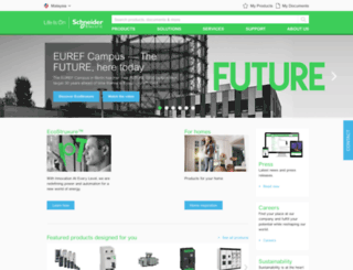 schneider-electric.com.my screenshot