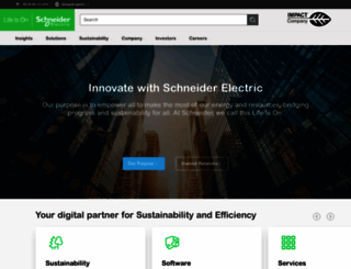 schneider-electric.com screenshot
