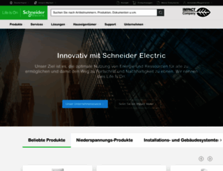schneider-electric.de screenshot