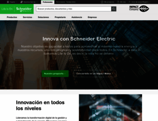 schneider-electric.es screenshot