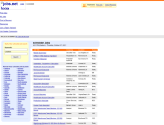 schneider.jobs.net screenshot